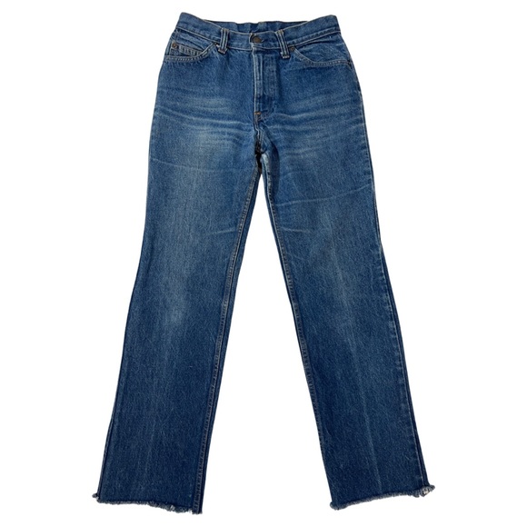 Vintage 70s Levi’s 214 RARE White Tag orange tab High Rise Size Vintage 11-W 28 - Picture 1 of 11